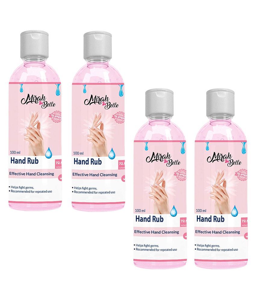     			Mirah Belle - Hand Sanitizer Gel 100 mL (Pack of 4)