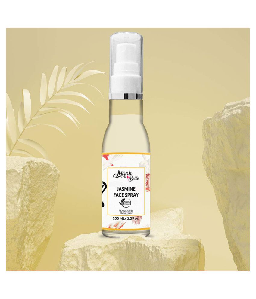 Mirah Belle Jasmine Face Spray (Alcohol Free),100 ml Soothing,Sulphate & Paraben free Skin Freshener 100 mL