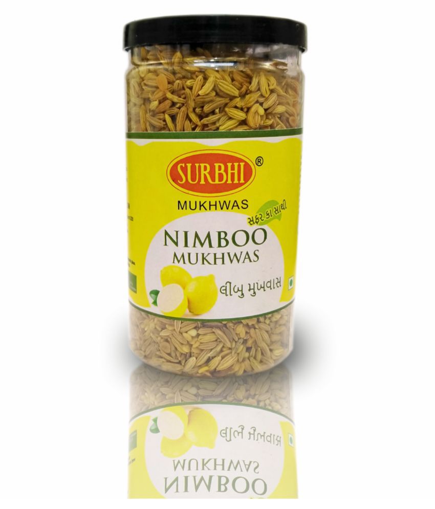 SURBHI Lemon Mukhwas Nimboo Mouth Freshener Hard Candies 100 gm Pack of 3