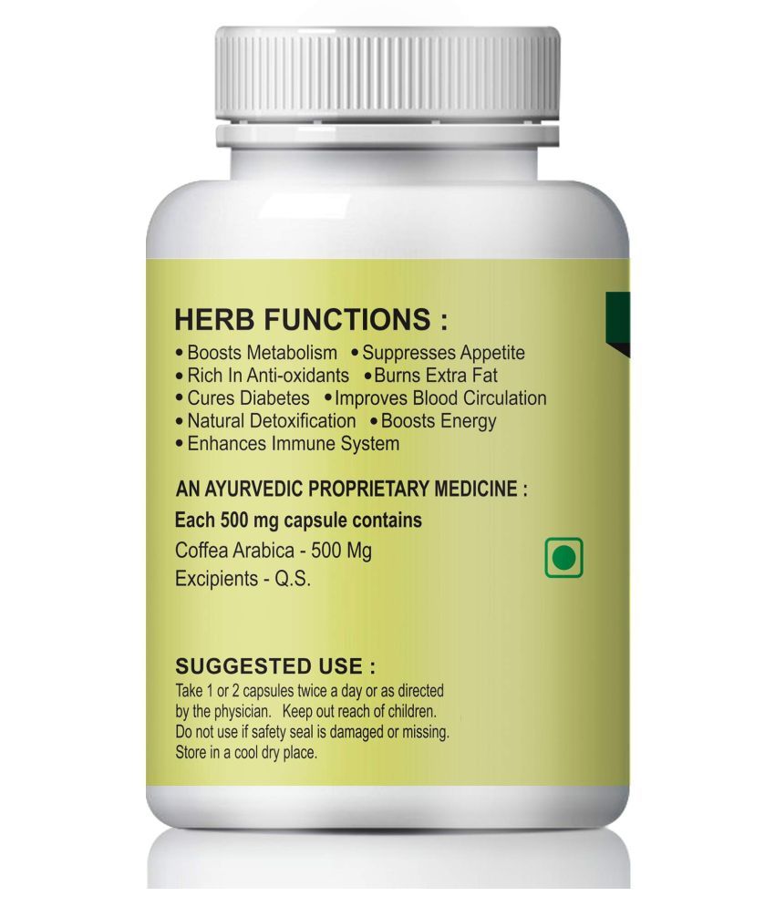 Natural Green Coffee Control cholesterol Capsule 60 no.s Pack Of 1 Buy Natural Green Coffee