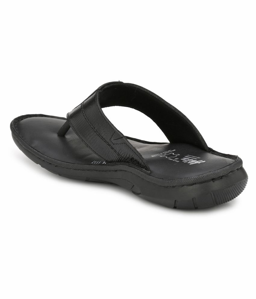 hitz black leather sandals