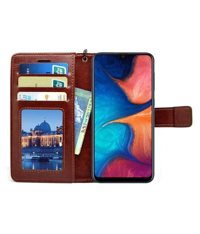 samsung a20 flip cover flipkart