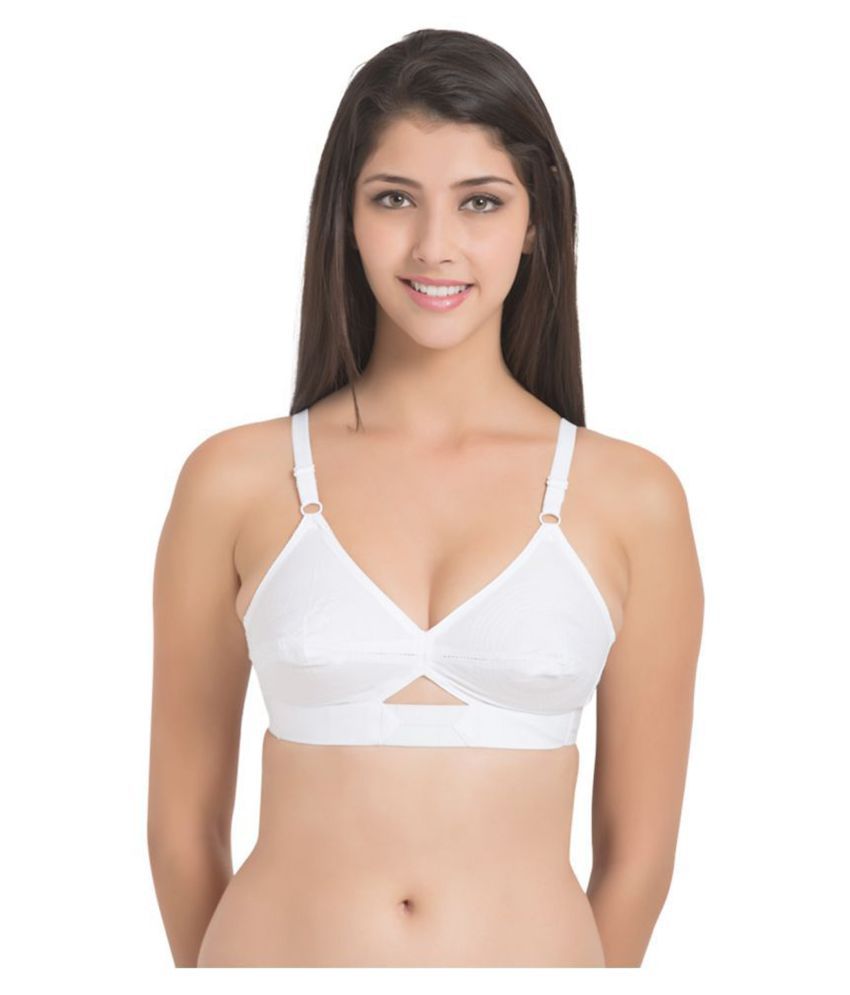 Buy Sofiyaa Cotton Vintage Bra White Online At Best Prices In India Snapdeal