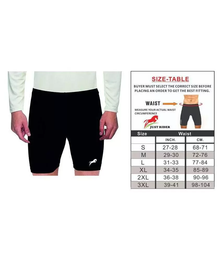 Buy Rider Compression Men's Shorts Tights (Nylon) Skins for Gym