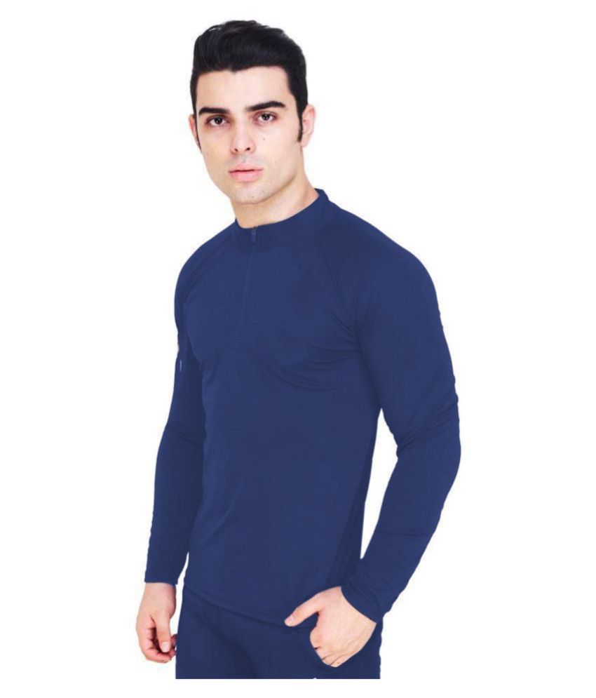 navy blue lycra shirt