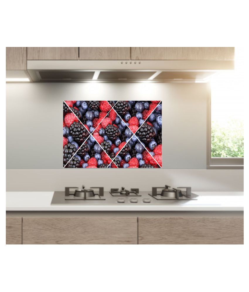 JNM DECALS Waterproof Kitchen Wall Sticker (80Cm X 50Cm) Sticker ( 50 x