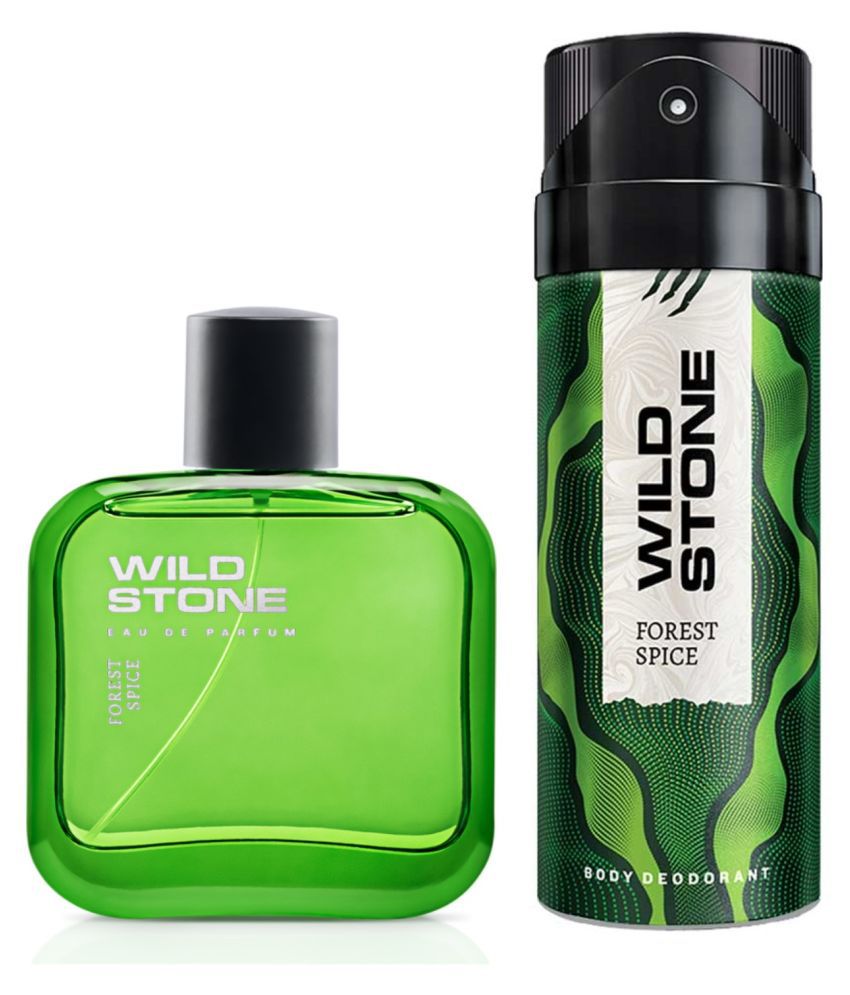     			Wild Stone Forest Spice Deodorant 150ml and Perfume 50ml Combo for Men