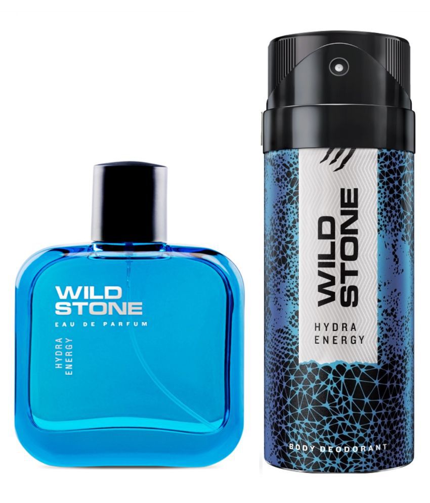     			Wild Stone Hydra Deodorant 150ml & Perfume 50ml for Men, Pack of 2