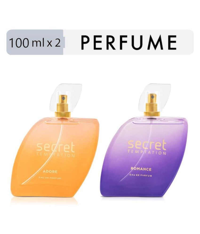     			Secret Temptation Adore and Romance Perfume for Women, Pack of 2 (100ml each)