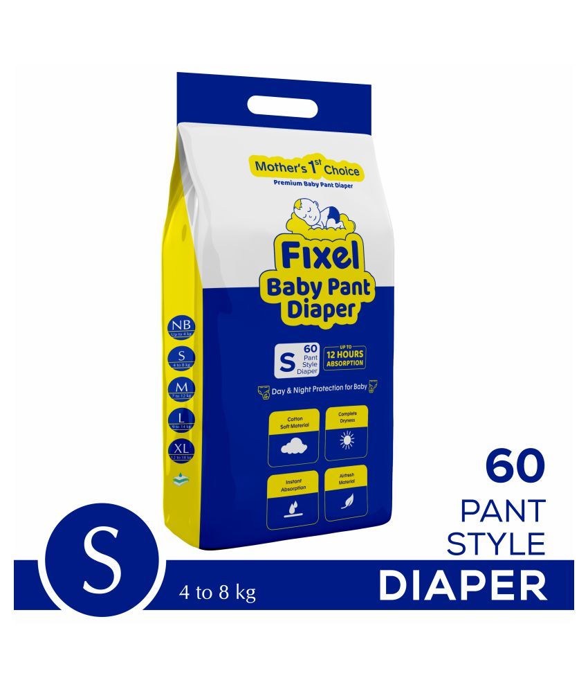 pampers pants small 60 pieces