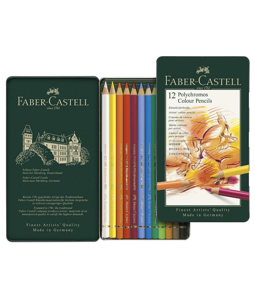 FaberCastell Polychromos Pencils Colored (sets) set of 12 Buy Online