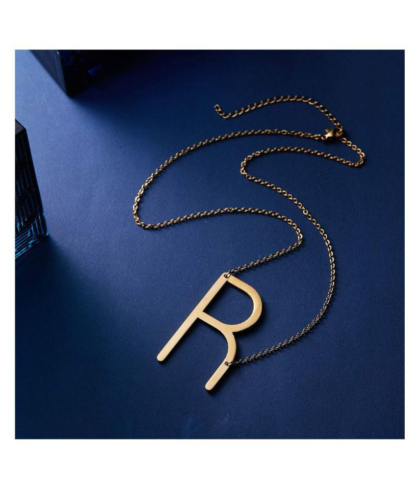 Zivom® Schitt's Creek Alexis Rose Initial Alphabet R Large Letter Gold
