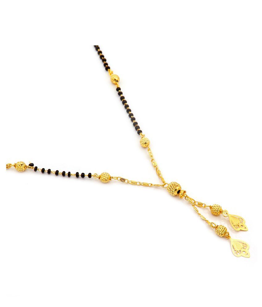 Ambika Women's Pride Traditional Gold Plated Mangalsutra For Women: Buy ...