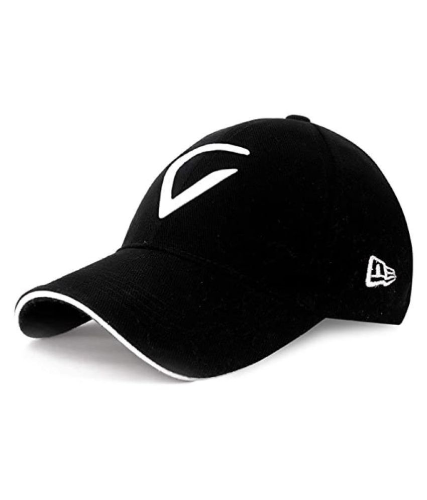 Sport Cap Black Embroidered Cotton Caps Buy Online Rs. Snapdeal