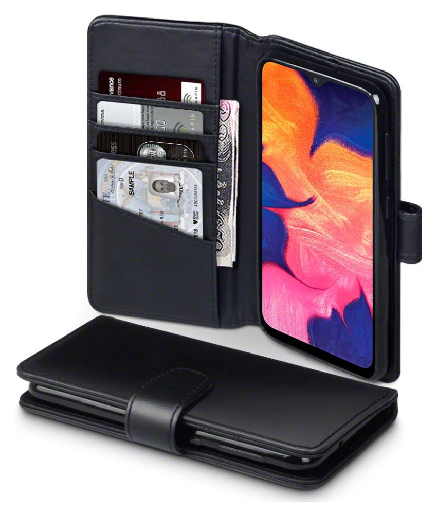 Vivo V17 Pro Flip Cover by Vivo V17 Pro - Black Wallet Stand & Card