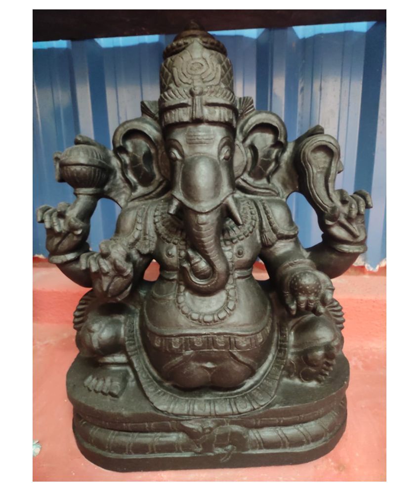 Black Stone Statue Lord Ganesha Other Idol: Buy Black Stone Statue Lord ...