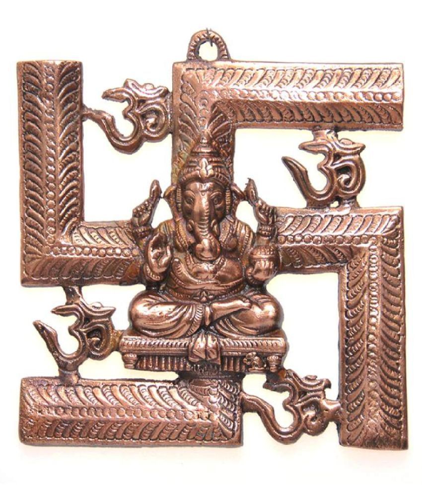     			KISHOR ARTSwastik Om Appu Ganesha Wall Plate