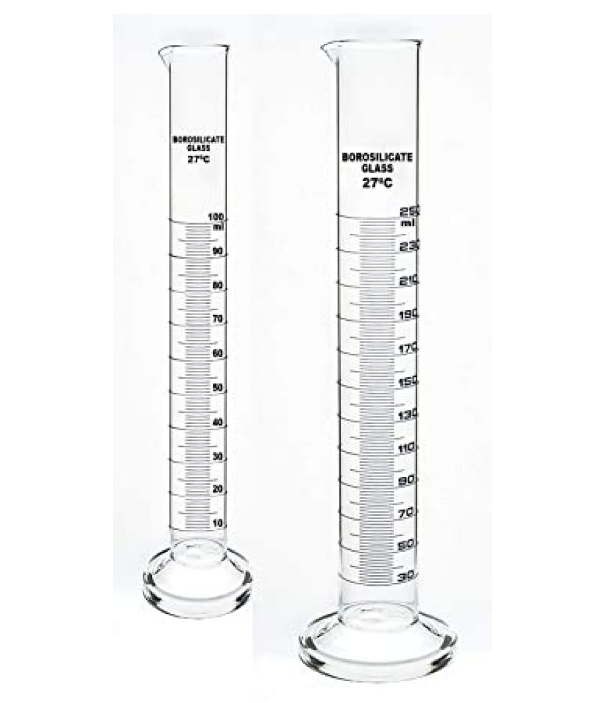     			LABOGENS Borosilicate Glass Measuring Cylinder 100ml ( pack of 2 pcs)