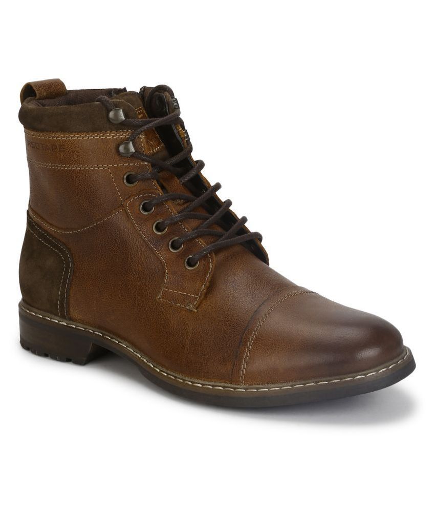 Red Tape Brown Casual Boot - Buy Red Tape Brown Casual Boot Online at ...