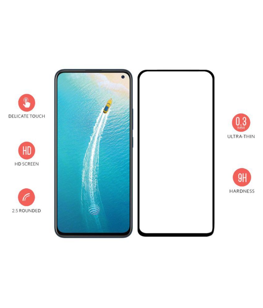 Vivo V17 6D Screen Guard By Medulla 11D EDGE TO EDGE BLACK BORDER