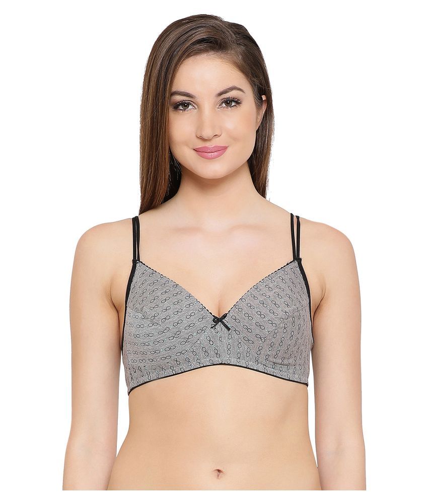     			Clovia Cotton Everyday Bra - Grey