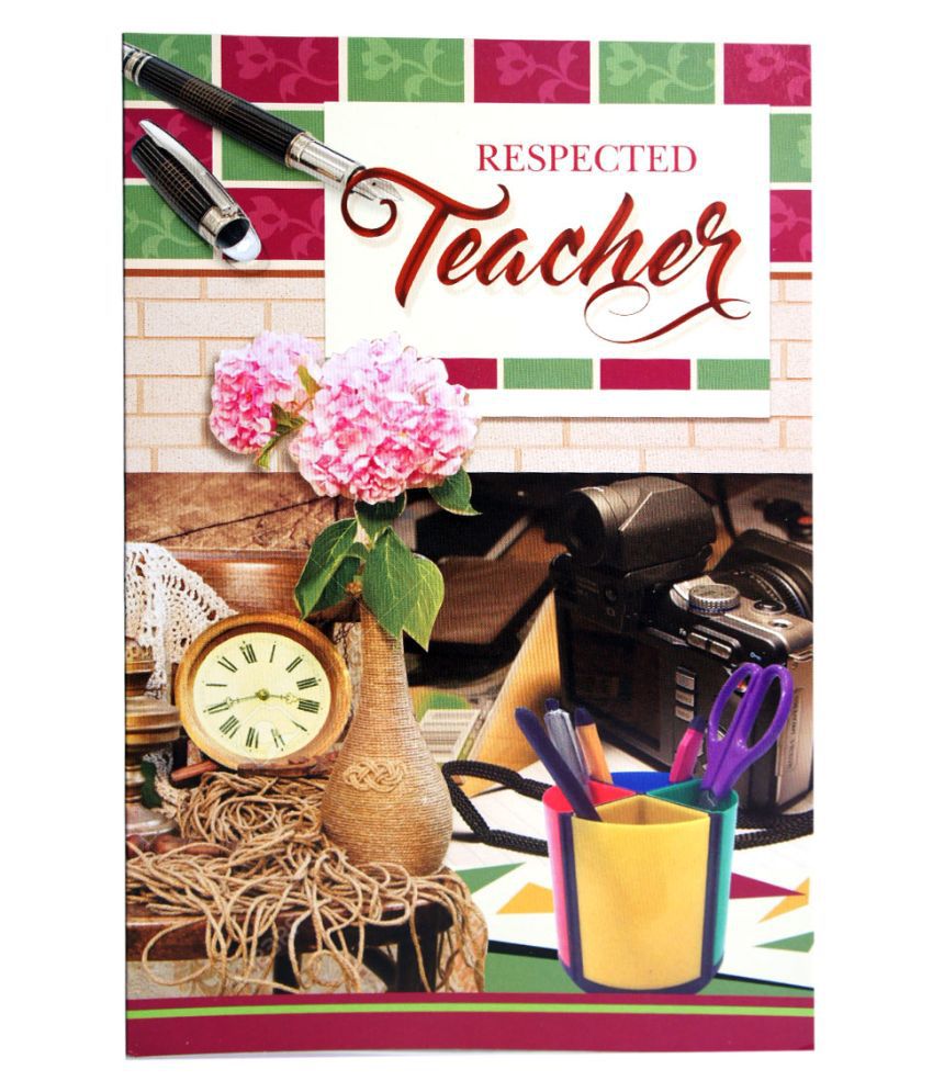 GIFTICS Happy Teachers Day Greeting Card - SC755: Buy Online at Best