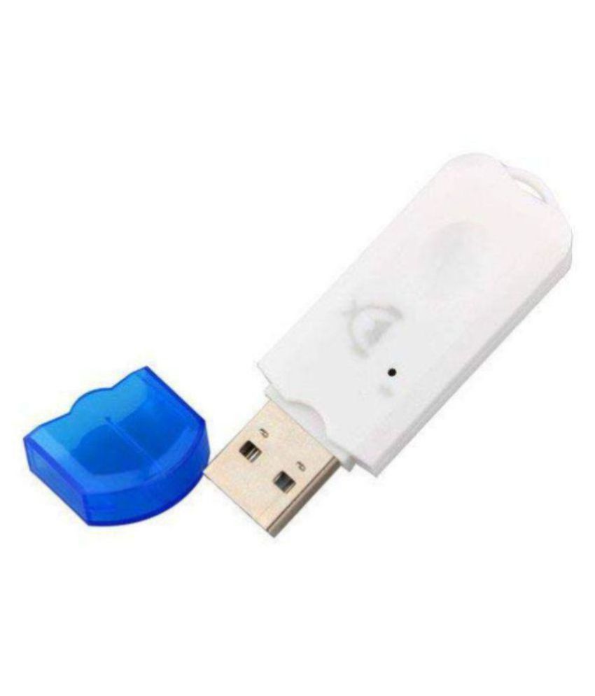 Platina v5.0 Car Bluetooth Device with Audio Receiver,Adapter Dongle,FM Transmit White Bluetooth Device