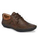 Mactree - Brown Men's Derby Formal Shoes