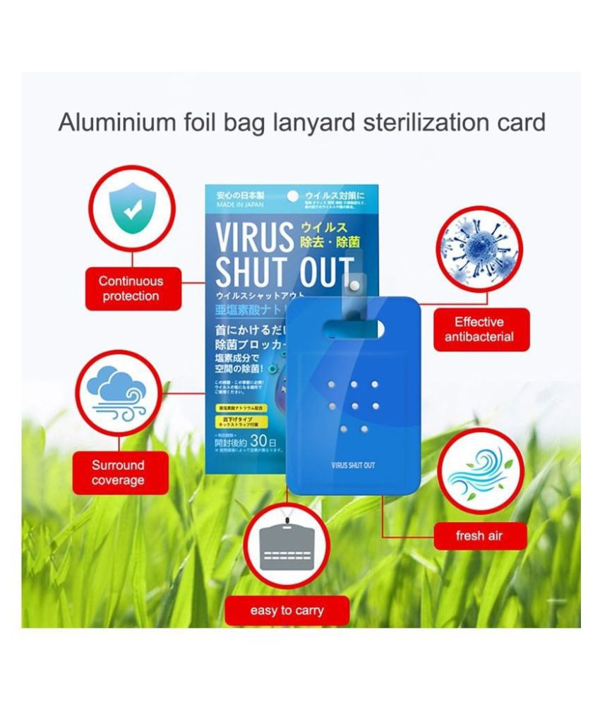 Genme VIRUS SHUT OUT CARD Protection From Germ And Virus ...