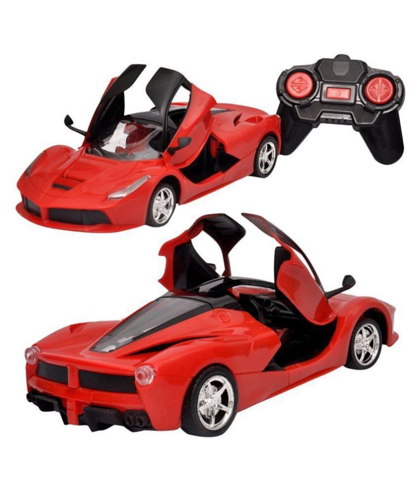 TinkerToys Remote Controlled Sports Car With Openable Doors & Working LED Light (Red) Buy