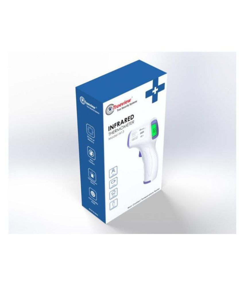 Trueview Infrared Thermometer Gun Non Contact Made In India i413 Hard