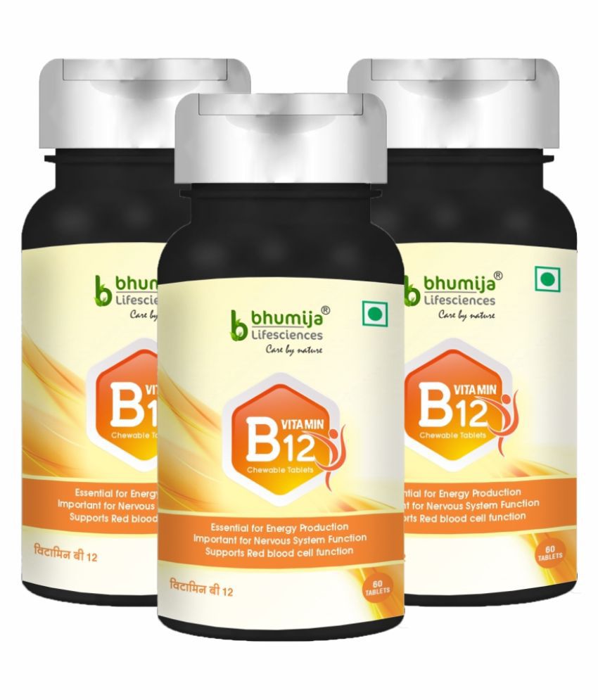 BHUMIJA LIFESCIENCES Vitamin B12 1500 mcg Chewable 180 no ...