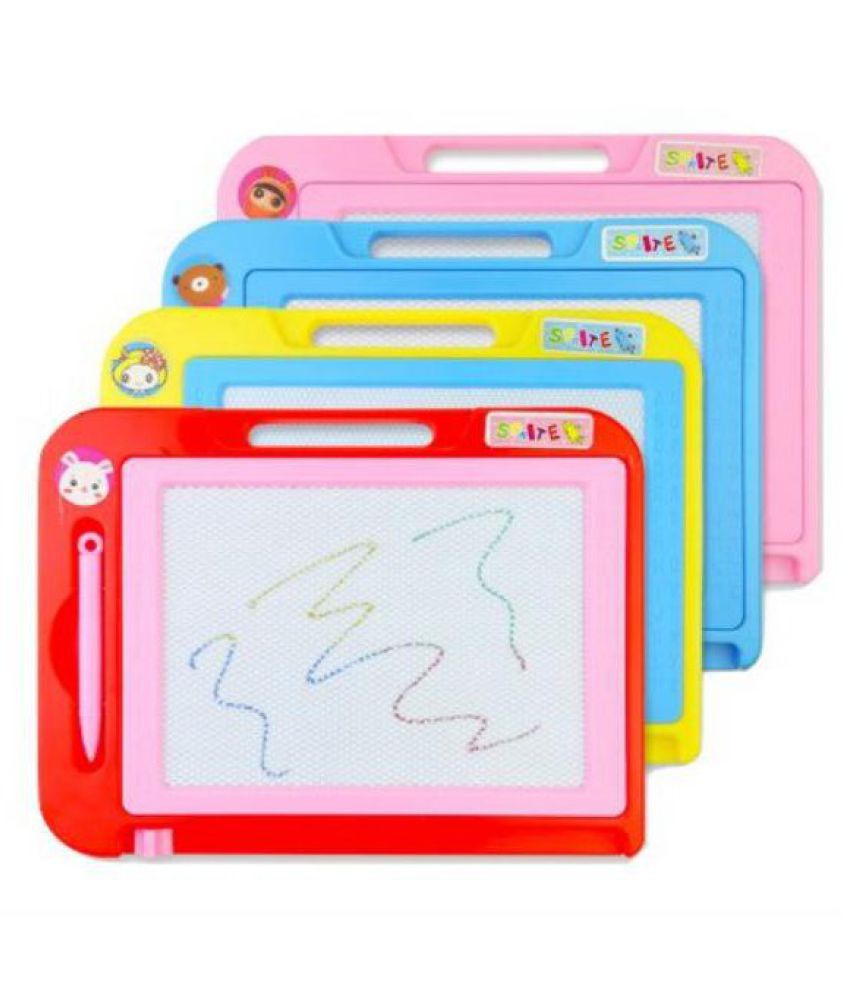 Educational Writing and Drawing Magic Slate for Kids Set of 4 Buy