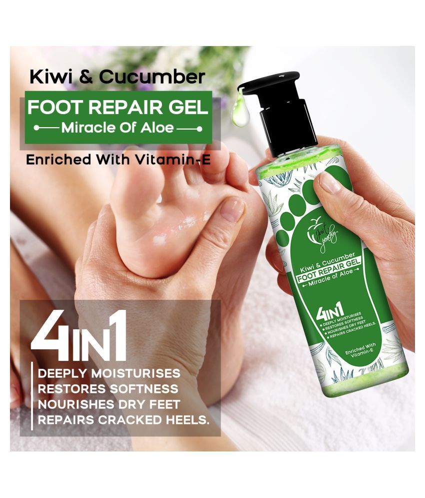 Just Peachy Miracle Of Aloe 4 in 1 Cracked Heel Repair Foot Repair Gel
