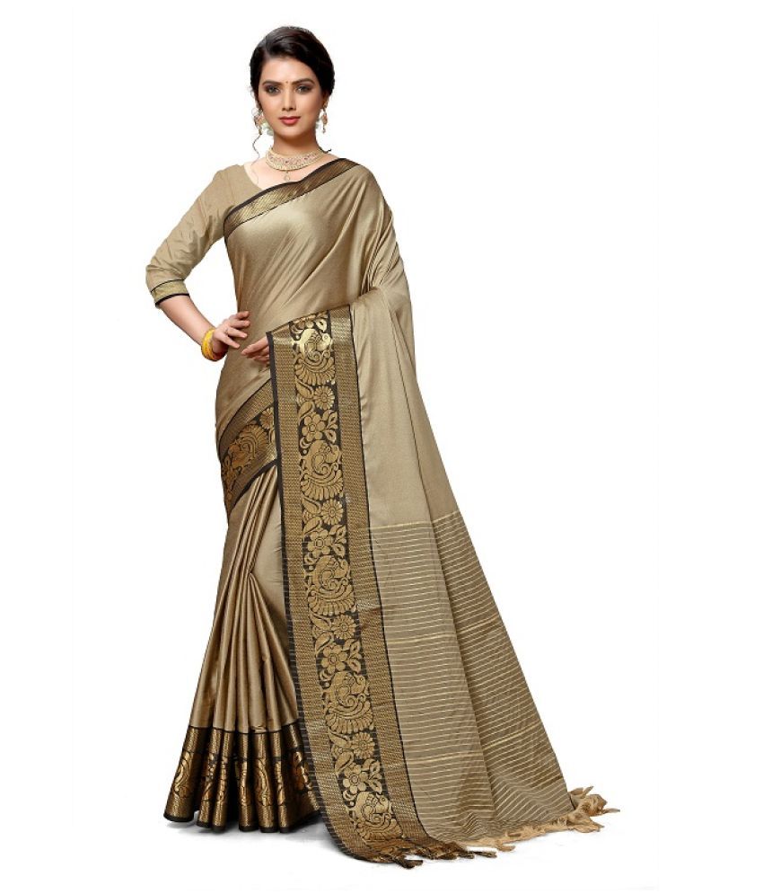 Vedika Grey Banarasi Silk Saree - Buy Vedika Grey Banarasi Silk Saree ...