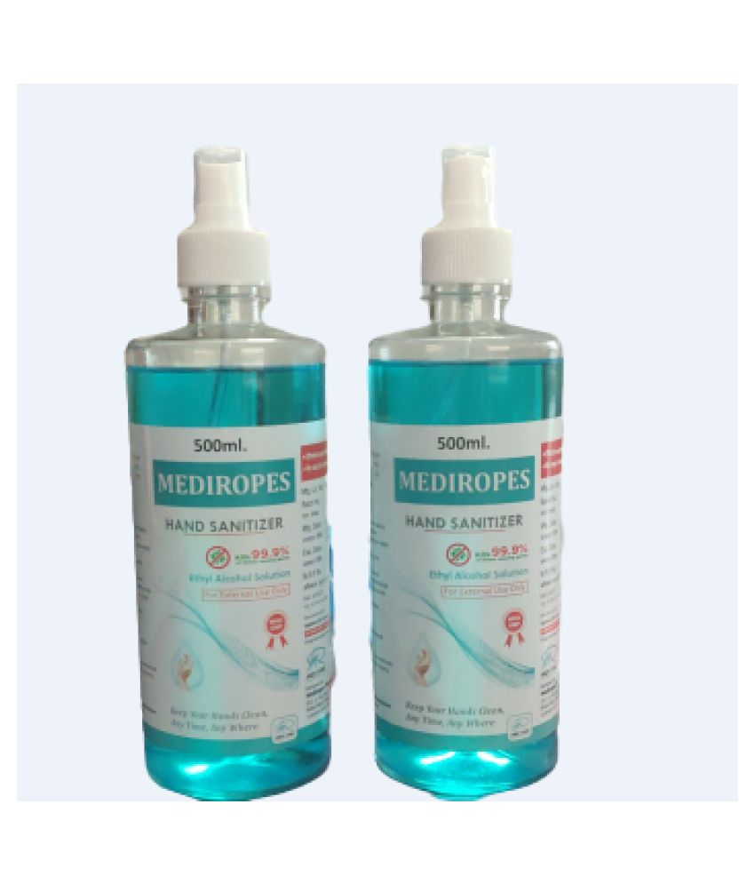 MEDIROPES PHARMACEUTICALS Sanitizers 1000 ML Pack Of 2: Buy MEDIROPES ...