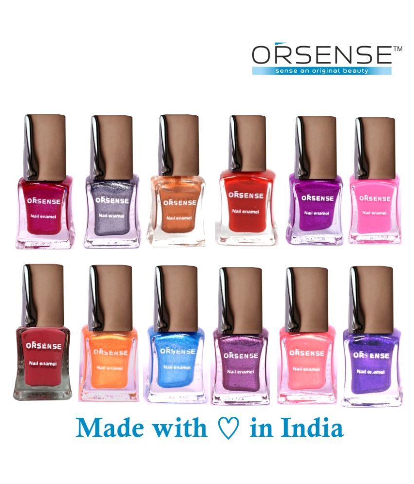     			orsense ORSENSE Nail Polish MUL Multi Glossy Pack of 10 5 mL