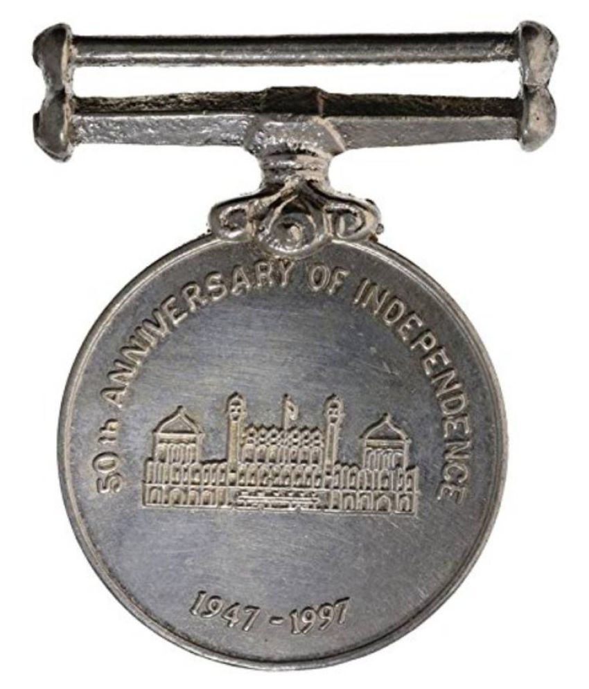     			50th Independence Anniversary Extremely Rare Medal------Everytime Buyer Get Different Condition Medal------