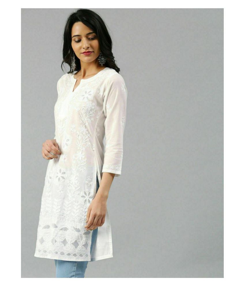 high low straight kurti