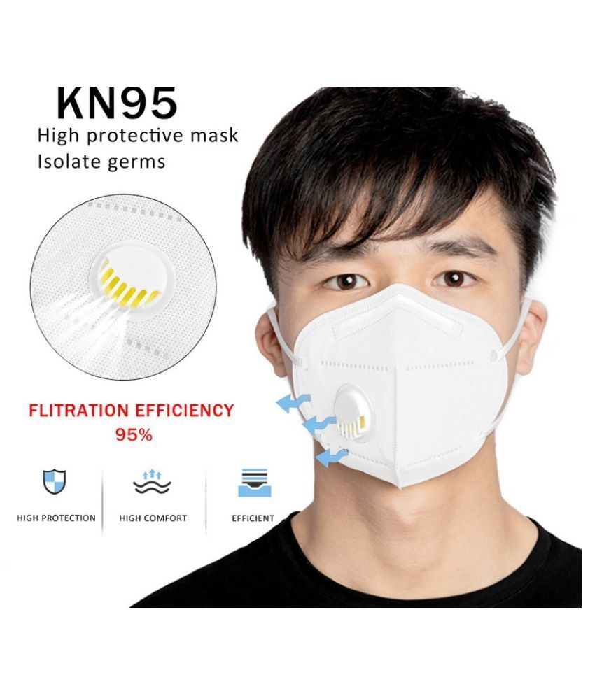 Body Safe KN95 Anti Pollution Face Mask (White) Buy Body Safe KN95