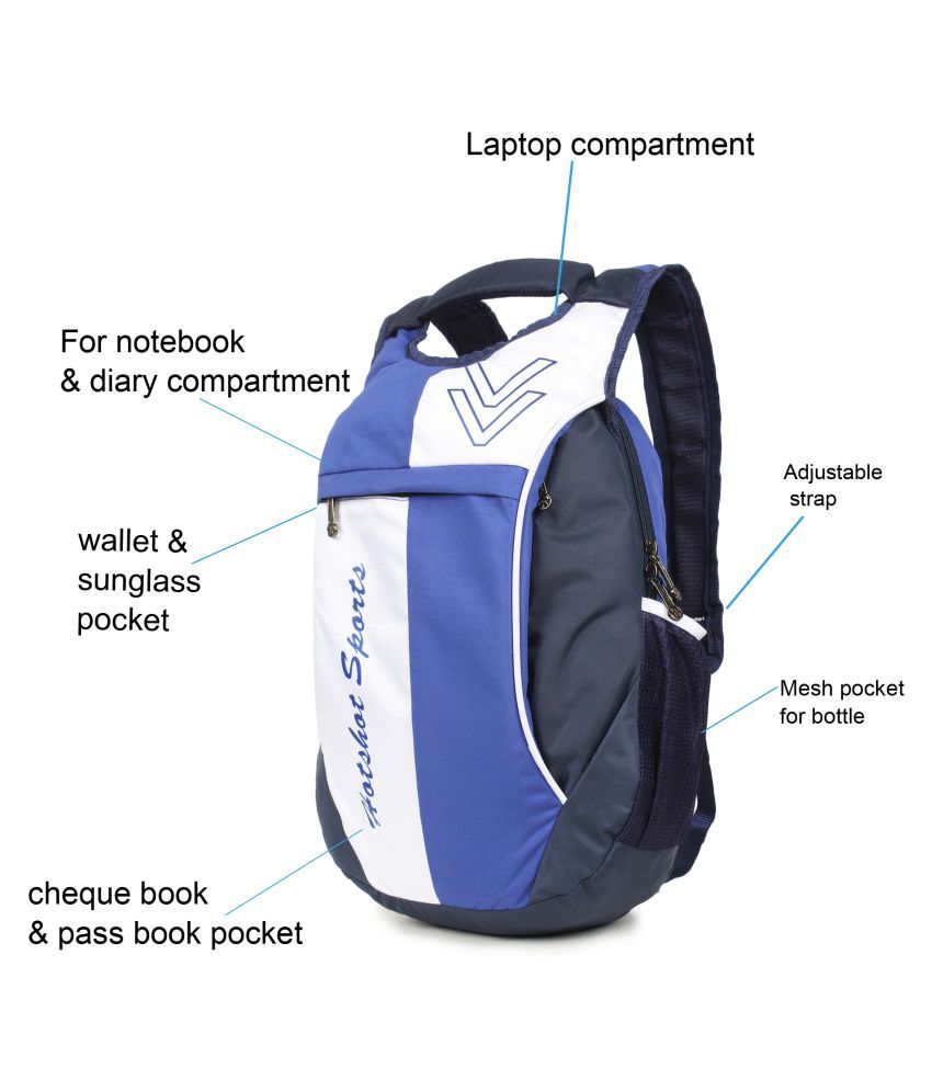 Hotshot Cyan Backpack - Buy Hotshot Cyan Backpack Online at Low Price