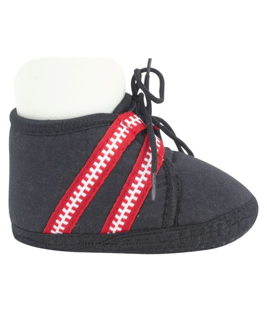 Neska Moda Unisex Baby Booties for 6 To 12 Months (Black ...