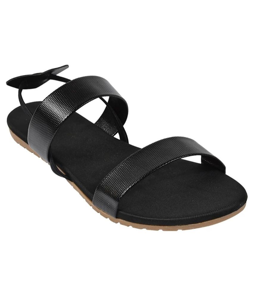 womens designer black flats