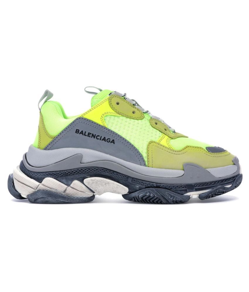 balenciaga runners mens green