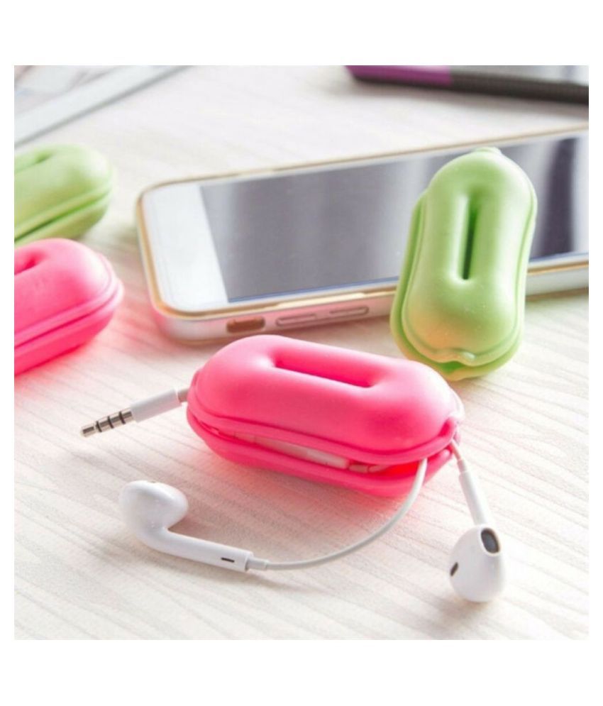 Buy Mini Earphone Holder Carrying Hard Case Winder Multipurpose Cable