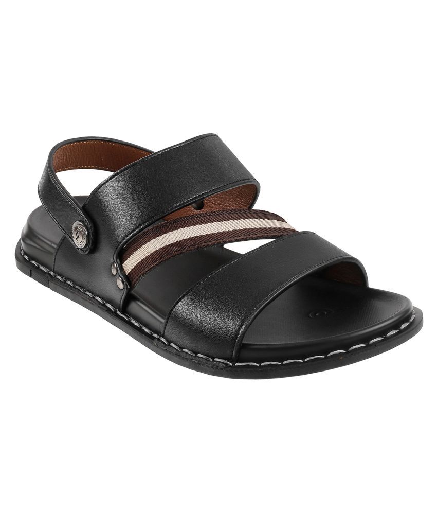mochi black sandals