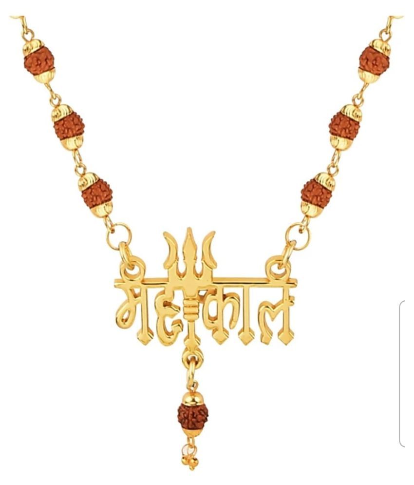 Om with trishul locket clearance