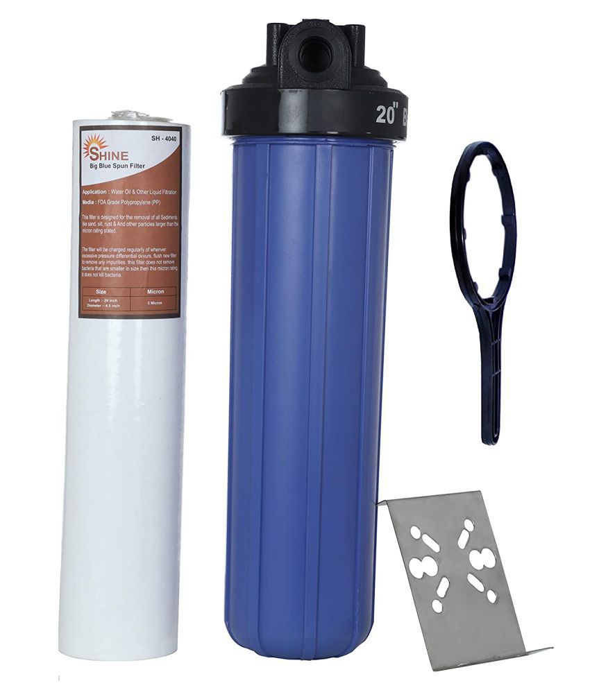 Whole House Ro Water Filter with Jumbo Spun, 1.5 Inch Pipe, 2 COLOUR