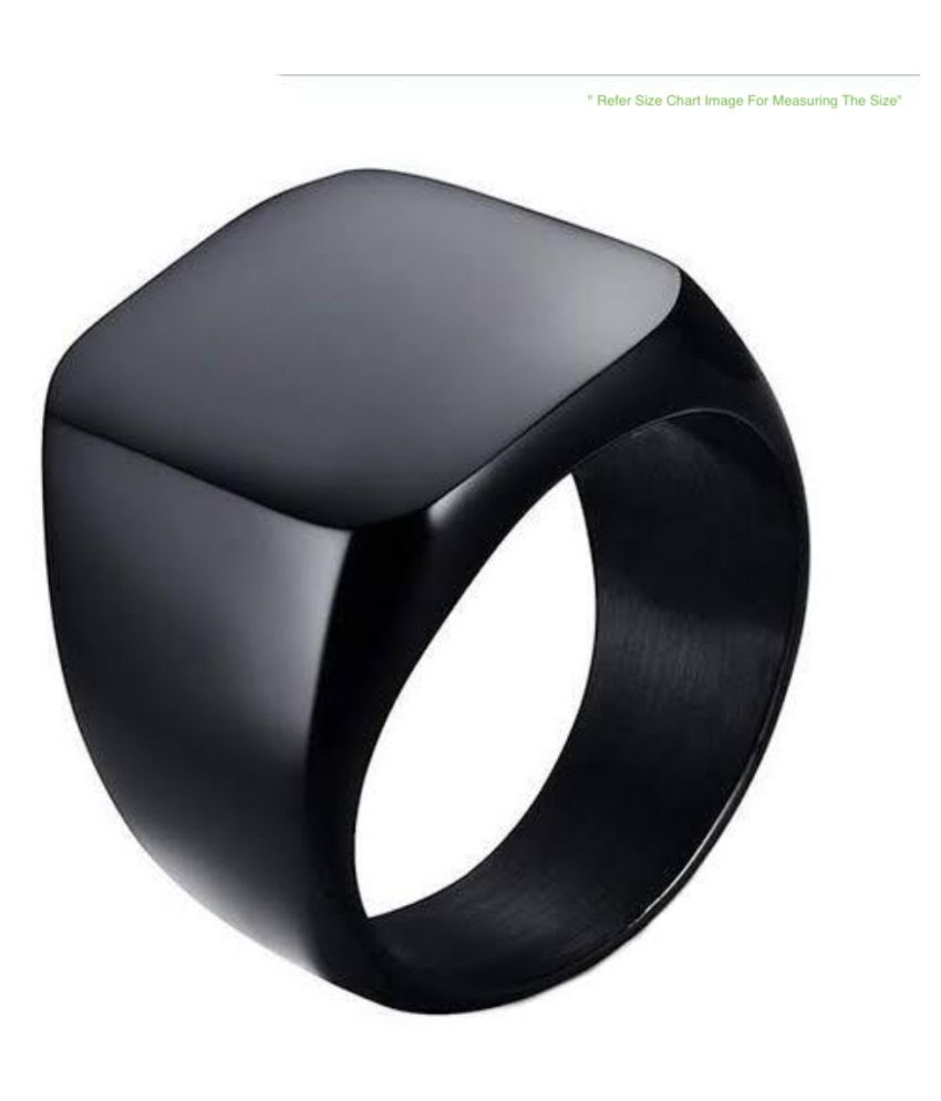 Black Matte Stainless steel Ring Buy Black Matte Stainless steel Ring