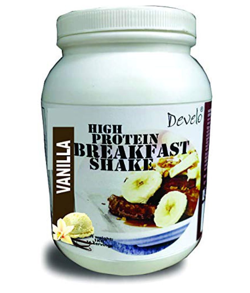 DEVELO HIGH PROTEIN BREAKFAST SHAKE VEGETARIAN FOOD WITH REFINED CEREAL